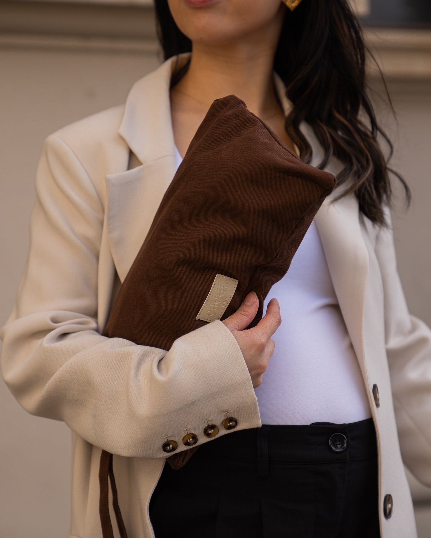 Close up view of Cuddl.bub's Toddler Carrier pouch