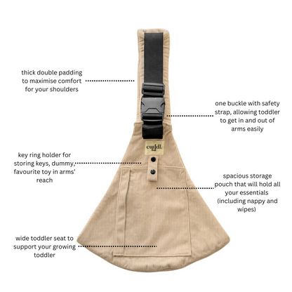 Sand Toddler Carrier